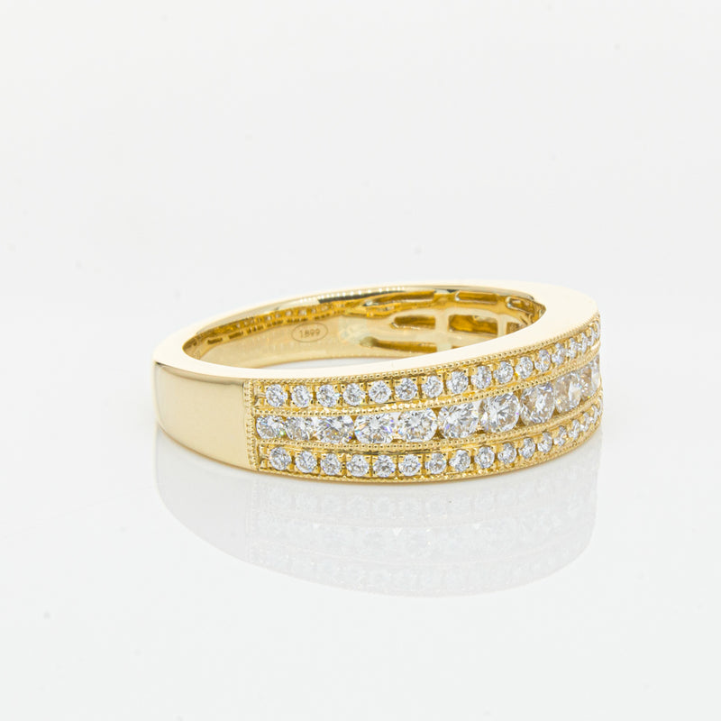 18ct Yellow Gold Diamond Ring-Ring-Walker & Hall