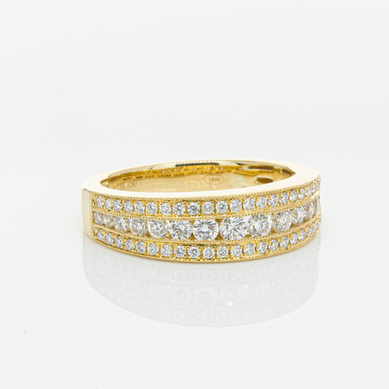 18ct Yellow Gold Diamond Ring-Ring-Walker & Hall