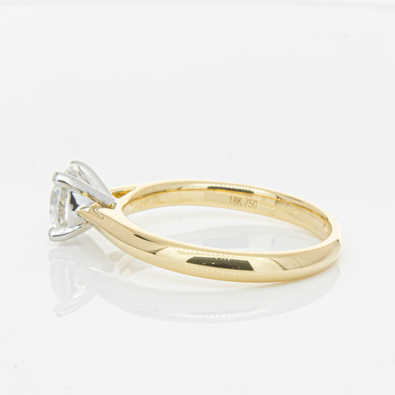 18ct Yellow Gold 1.00ct Diamond Venetian Ring-Ring-Walker & Hall