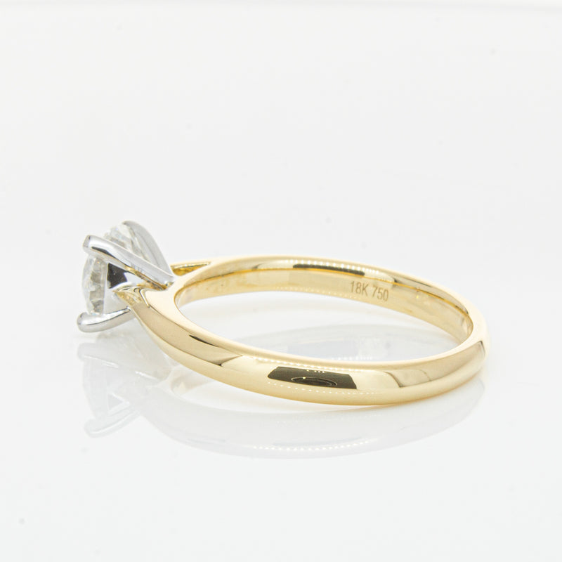 18ct Yellow Gold 1.00ct Diamond Venetian Ring-Ring-Walker & Hall