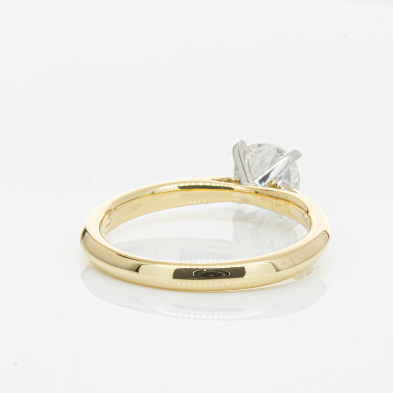 18ct Yellow Gold 1.00ct Diamond Venetian Ring-Ring-Walker & Hall