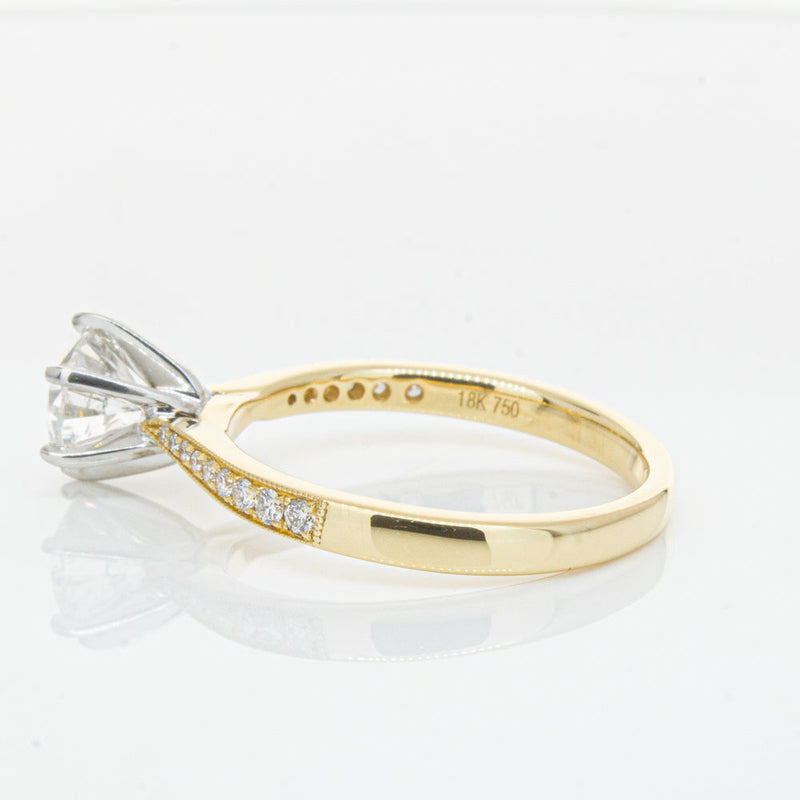 18ct Yellow Gold 1.00ct Diamond Zenith Ring-Ring-Walker & Hall