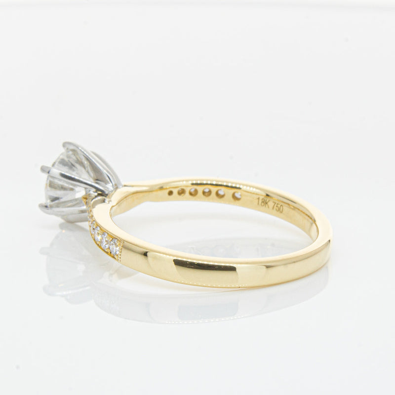 18ct Yellow Gold 1.00ct Diamond Zenith Ring-Ring-Walker & Hall