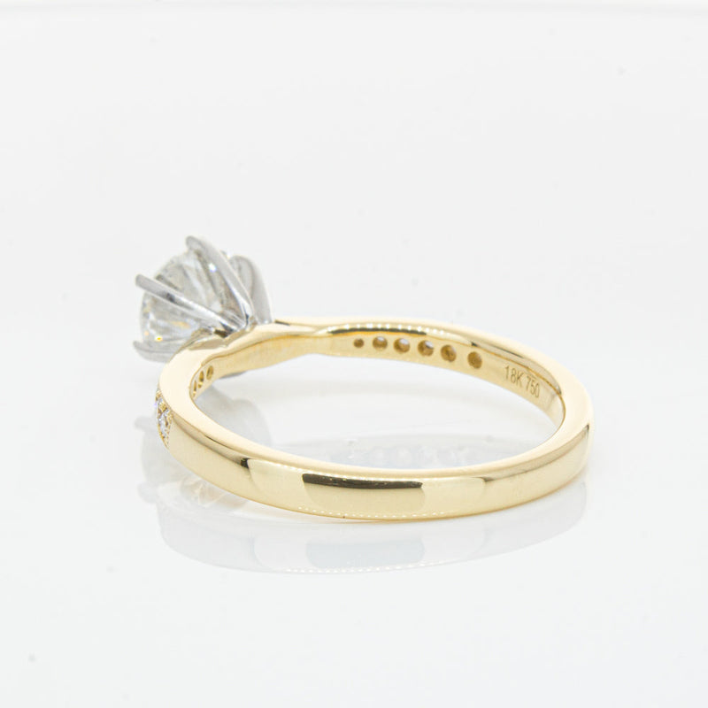 18ct Yellow Gold 1.00ct Diamond Zenith Ring-Ring-Walker & Hall