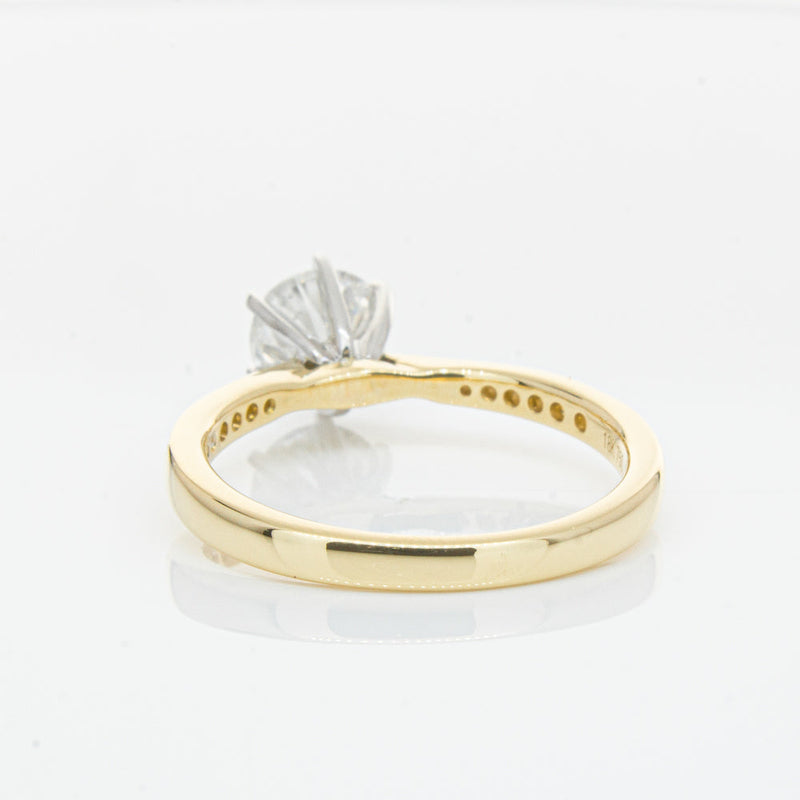 18ct Yellow Gold 1.00ct Diamond Zenith Ring-Ring-Walker & Hall