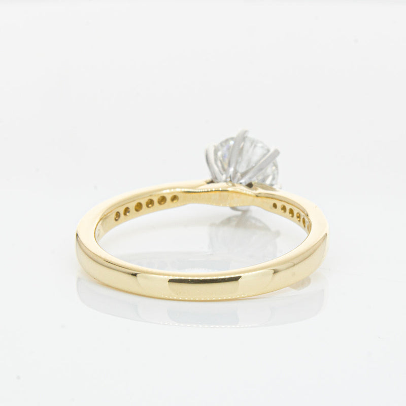 18ct Yellow Gold 1.00ct Diamond Zenith Ring-Ring-Walker & Hall