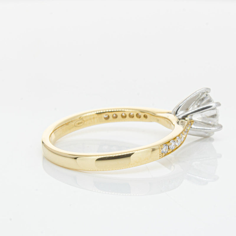 18ct Yellow Gold 1.00ct Diamond Zenith Ring-Ring-Walker & Hall