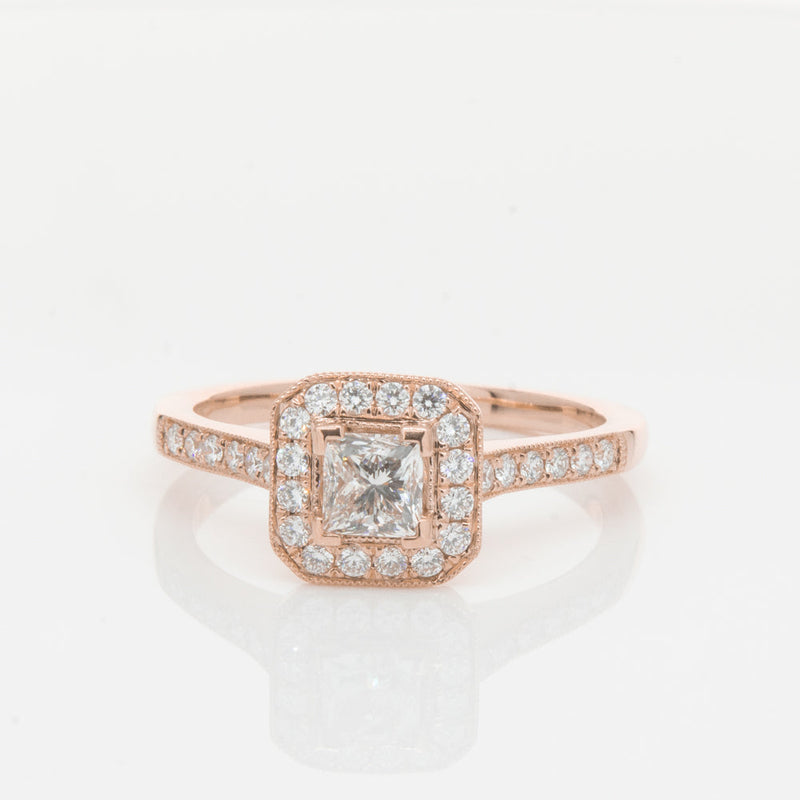 18ct Rose Gold .40ct Diamond Mandalay Ring-Ring-Walker & Hall