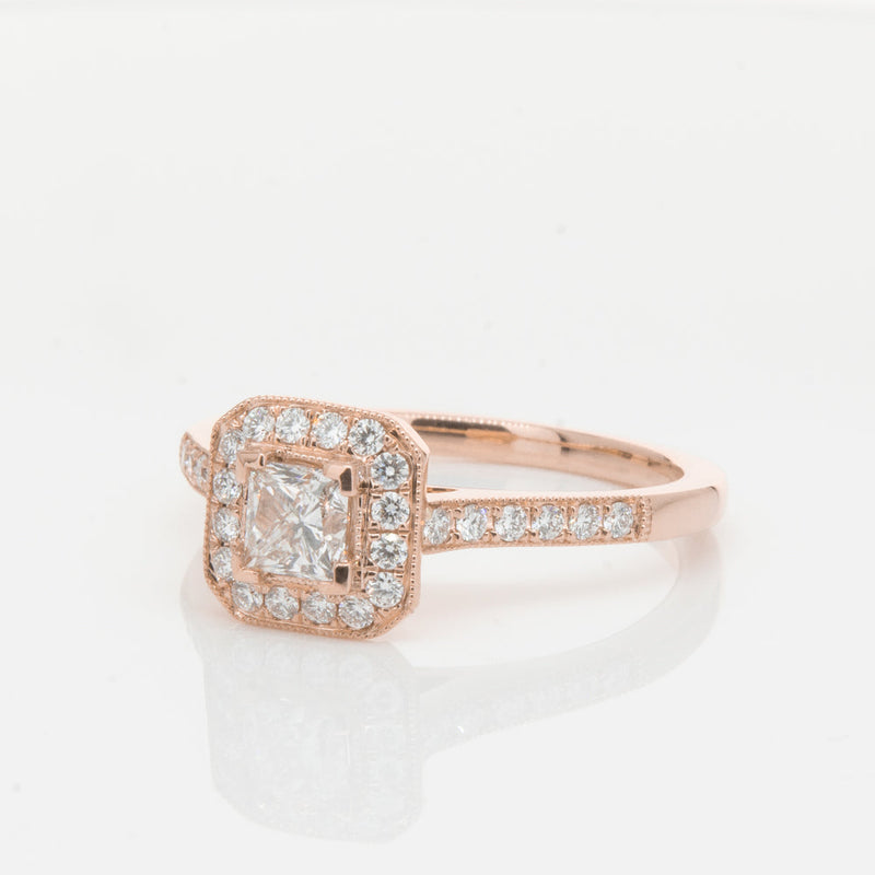 18ct Rose Gold .40ct Diamond Mandalay Ring-Ring-Walker & Hall