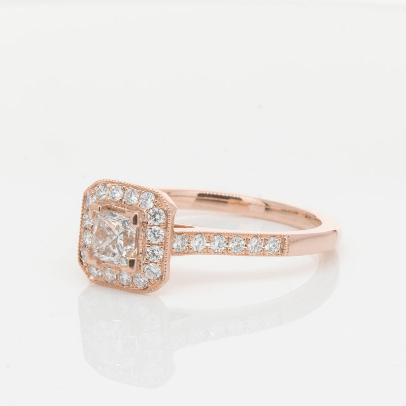 18ct Rose Gold .40ct Diamond Mandalay Ring-Ring-Walker & Hall