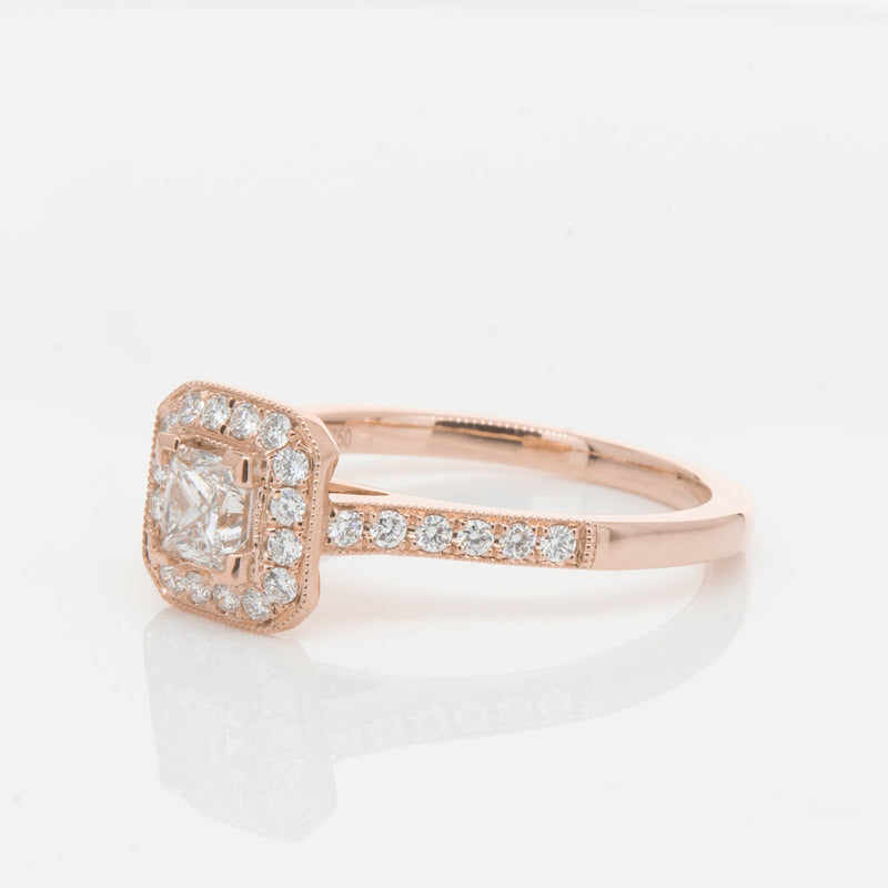 18ct Rose Gold .40ct Diamond Mandalay Ring-Ring-Walker & Hall