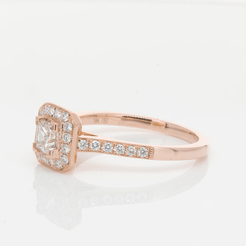 18ct Rose Gold .40ct Diamond Mandalay Ring-Ring-Walker & Hall