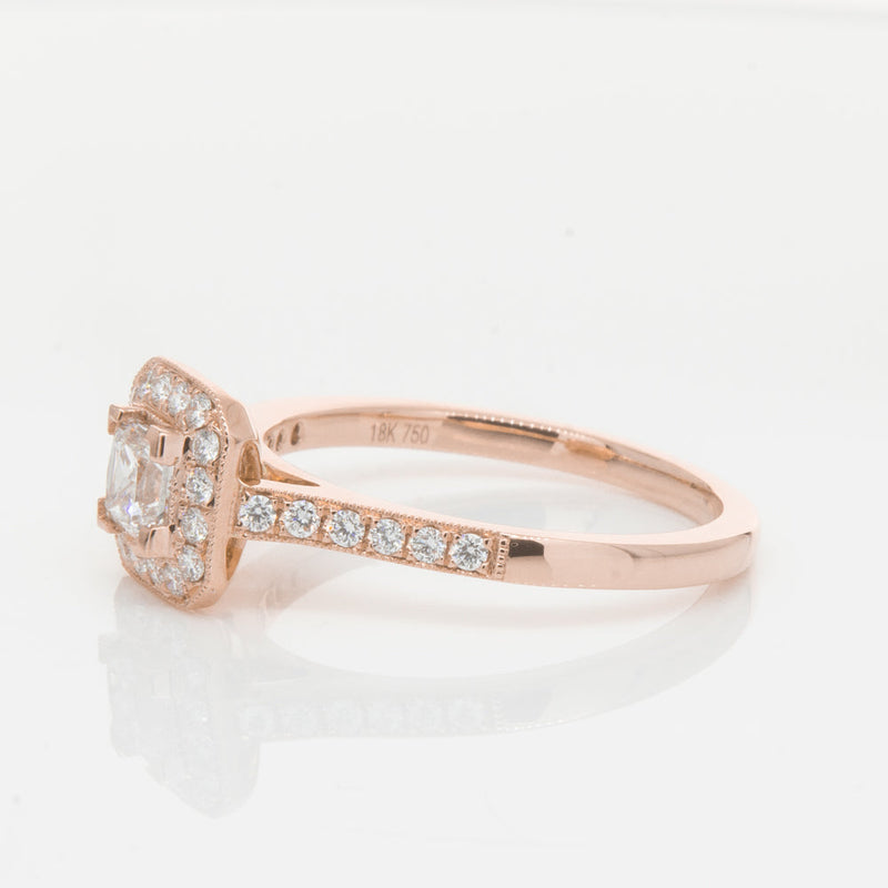 18ct Rose Gold .40ct Diamond Mandalay Ring-Ring-Walker & Hall