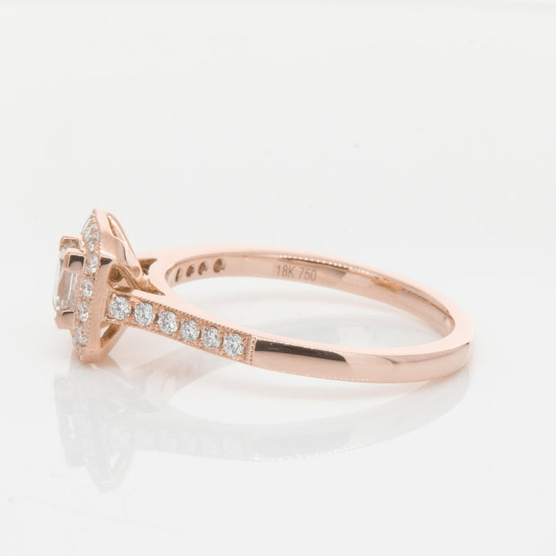 18ct Rose Gold .40ct Diamond Mandalay Ring-Ring-Walker & Hall