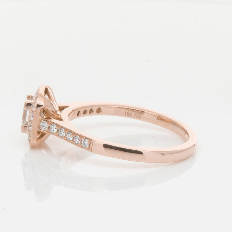 18ct Rose Gold .40ct Diamond Mandalay Ring-Ring-Walker & Hall