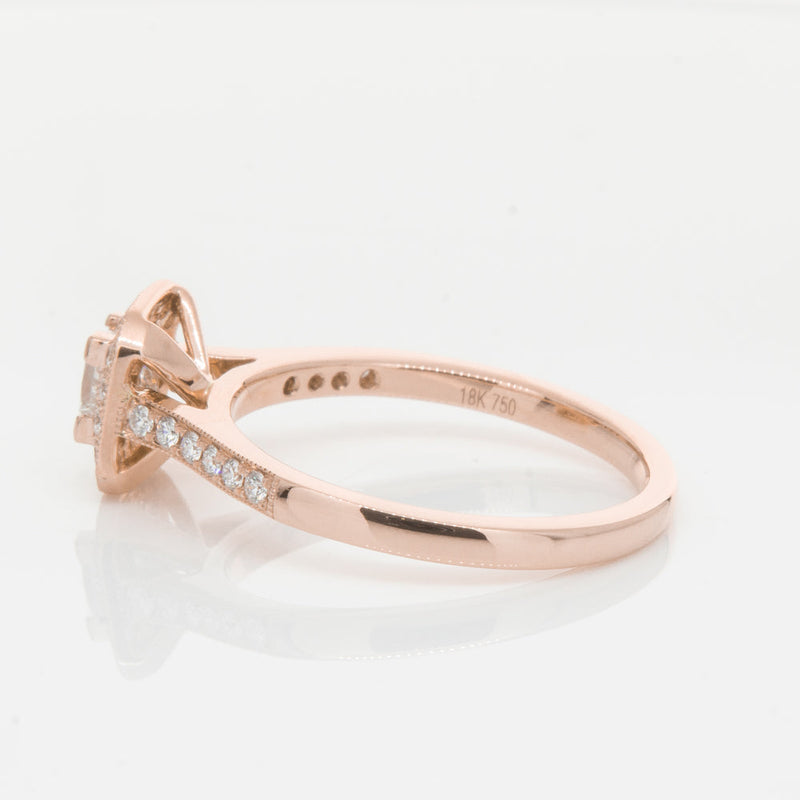 18ct Rose Gold .40ct Diamond Mandalay Ring-Ring-Walker & Hall