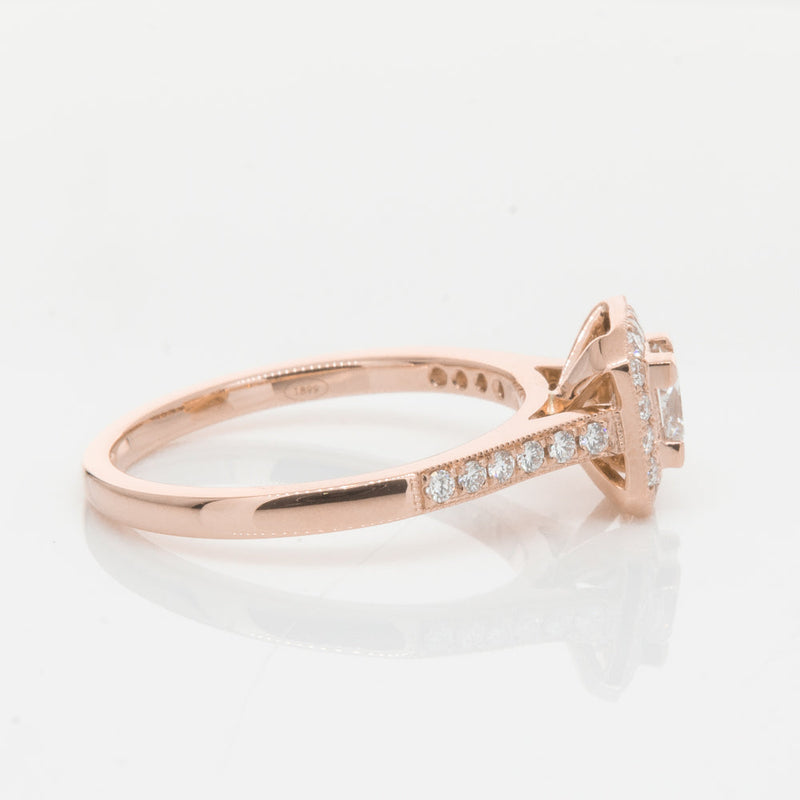 18ct Rose Gold .40ct Diamond Mandalay Ring-Ring-Walker & Hall