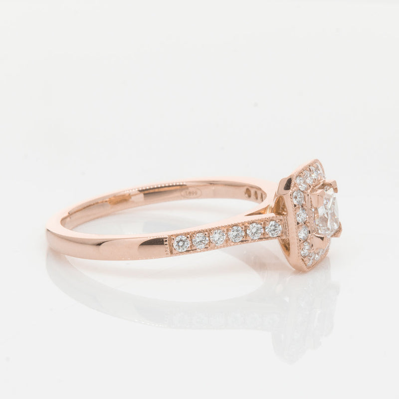 18ct Rose Gold .40ct Diamond Mandalay Ring-Ring-Walker & Hall