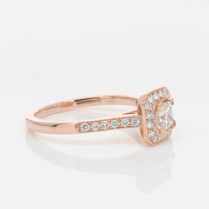 18ct Rose Gold .40ct Diamond Mandalay Ring-Ring-Walker & Hall
