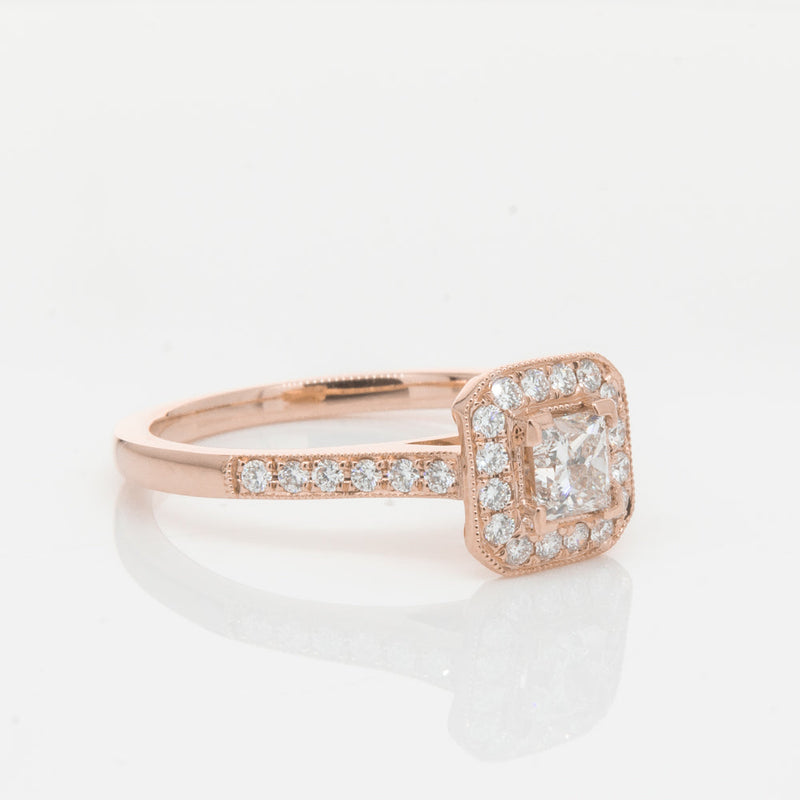 18ct Rose Gold .40ct Diamond Mandalay Ring-Ring-Walker & Hall