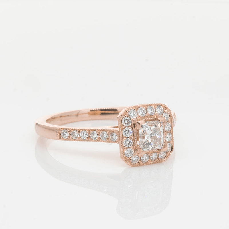 18ct Rose Gold .40ct Diamond Mandalay Ring-Ring-Walker & Hall