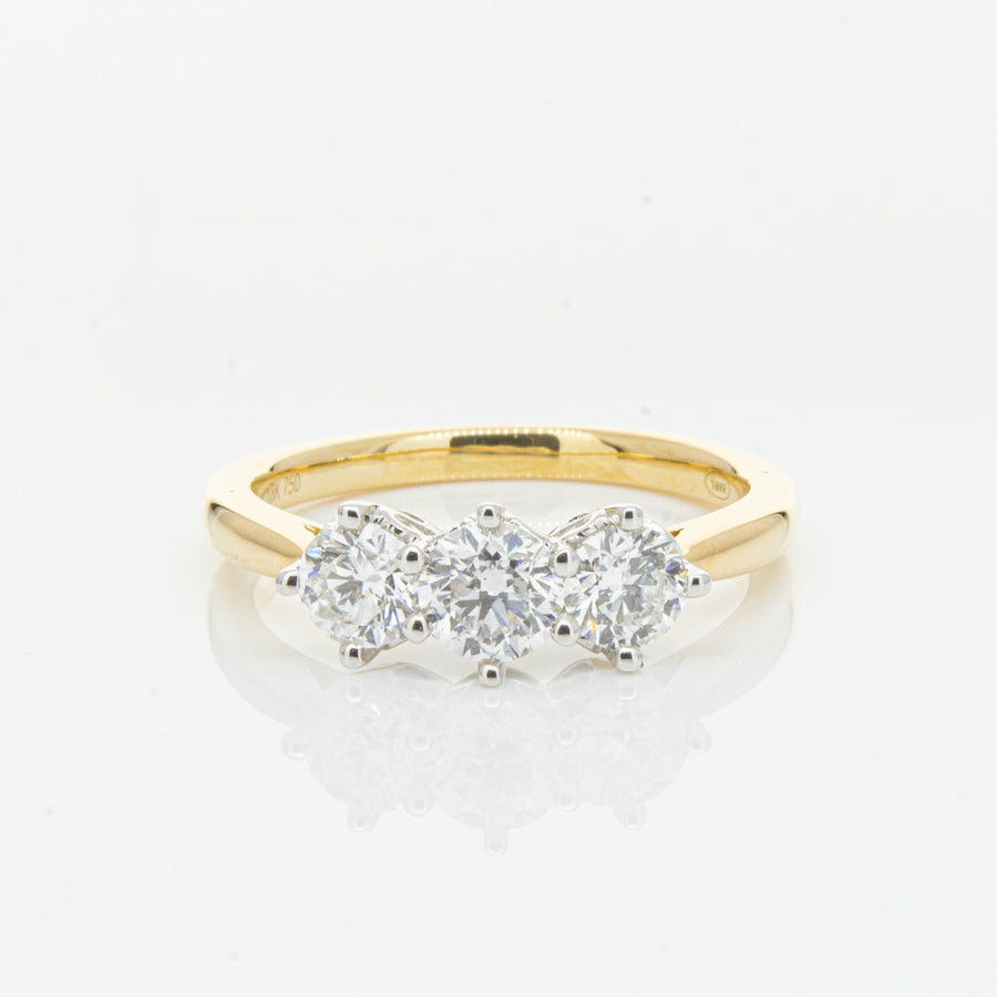 18ct Yellow Gold 1.06ct Diamond Coronado Ring-Ring-Walker & Hall