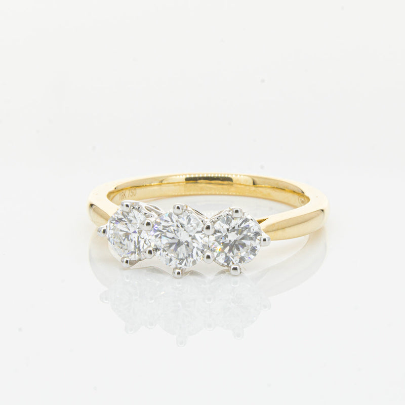 18ct Yellow Gold 1.06ct Diamond Coronado Ring-Ring-Walker & Hall