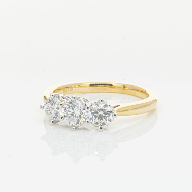 18ct Yellow Gold 1.06ct Diamond Coronado Ring-Ring-Walker & Hall