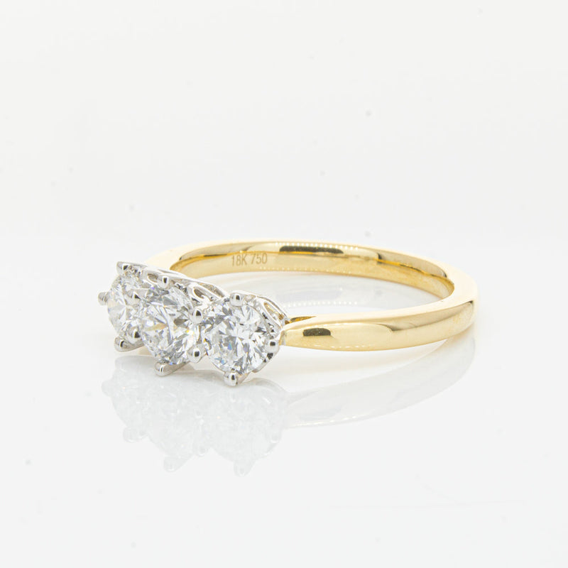 18ct Yellow Gold 1.06ct Diamond Coronado Ring-Ring-Walker & Hall