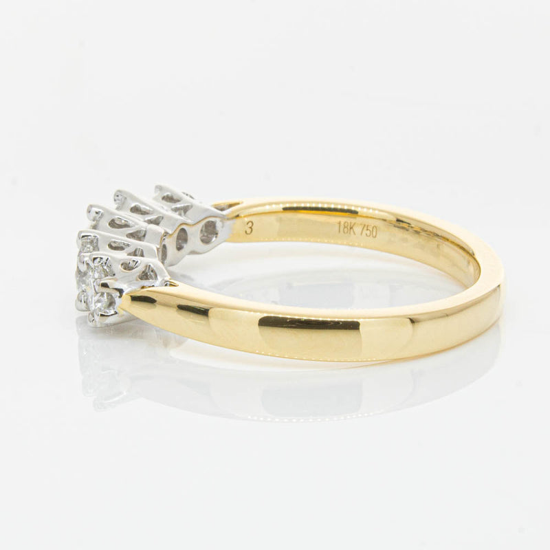 18ct Yellow Gold Diamond Monarch Ring-Ring-Walker & Hall