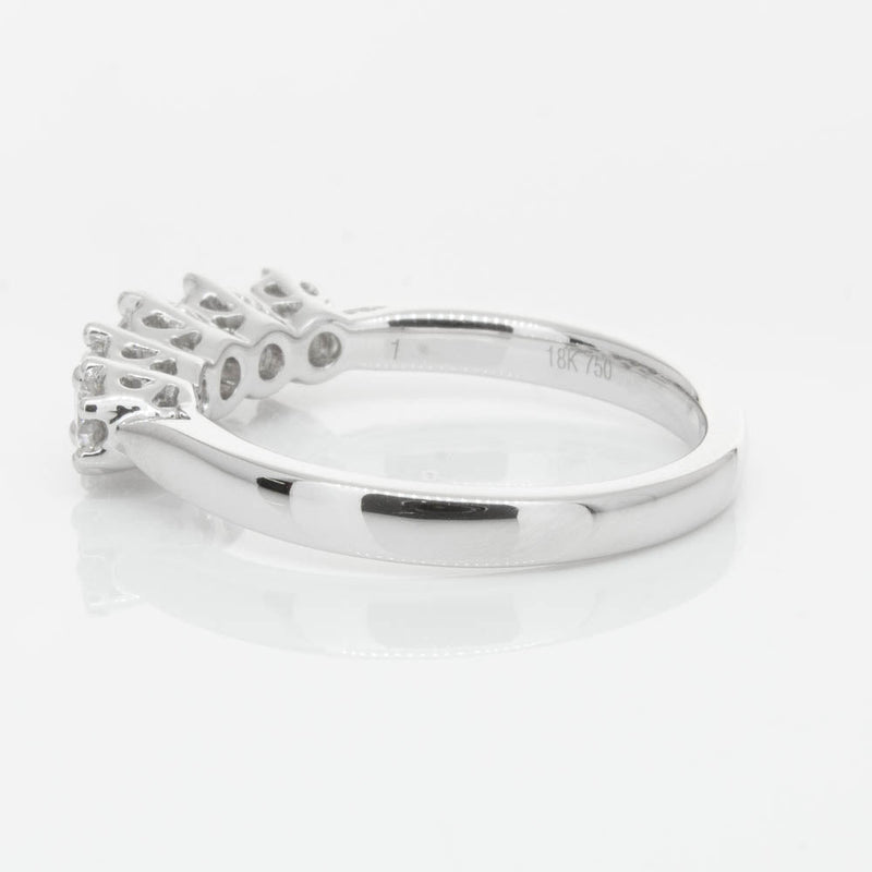 18ct White Gold Diamond Monarch Ring-Ring-Walker & Hall