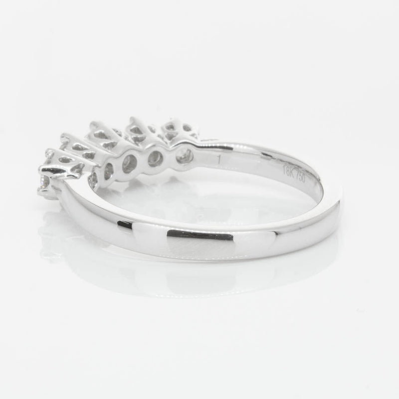 18ct White Gold Diamond Monarch Ring-Ring-Walker & Hall