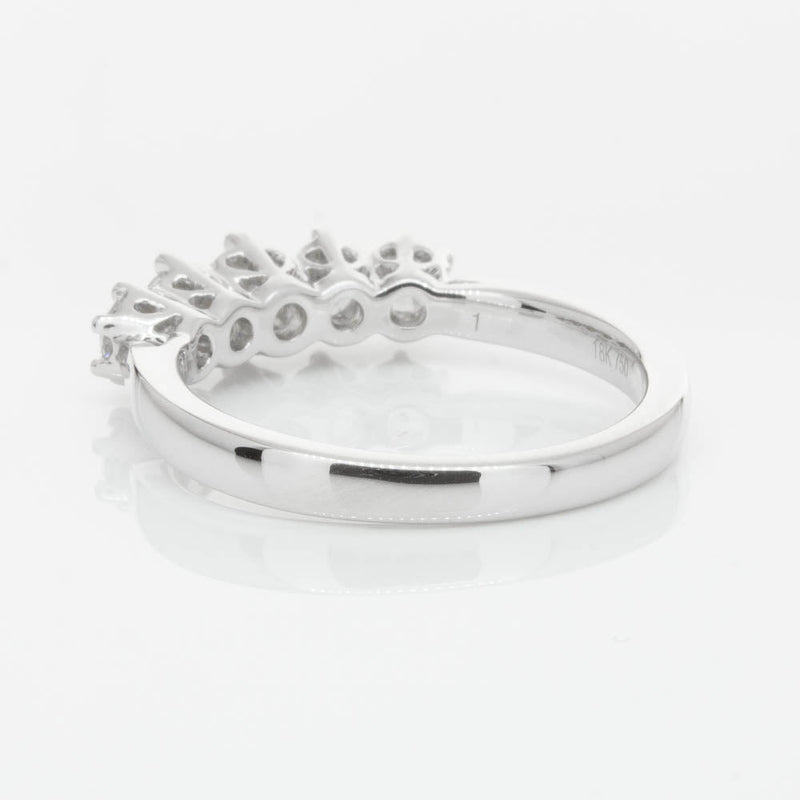 18ct White Gold Diamond Monarch Ring-Ring-Walker & Hall