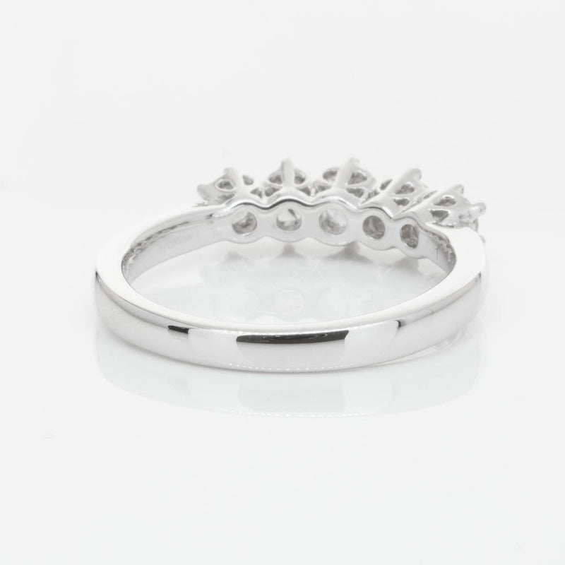 18ct White Gold Diamond Monarch Ring-Ring-Walker & Hall