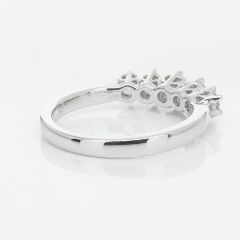 18ct White Gold Diamond Monarch Ring-Ring-Walker & Hall