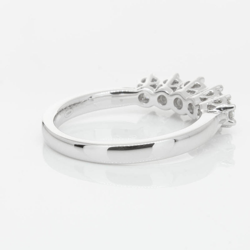 18ct White Gold Diamond Monarch Ring-Ring-Walker & Hall