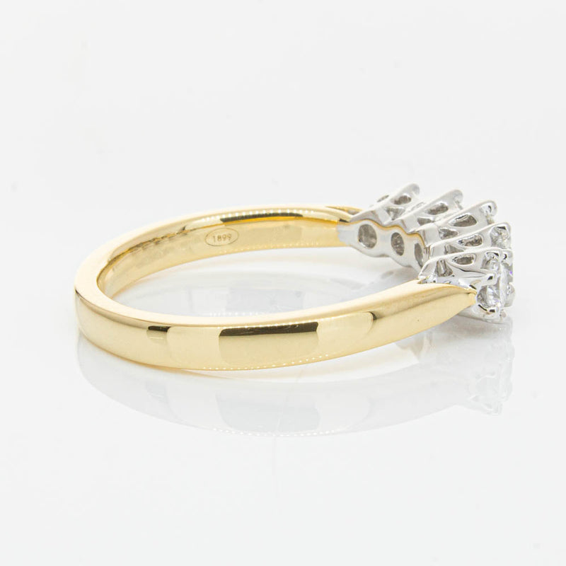 18ct Yellow Gold Diamond Monarch Ring-Ring-Walker & Hall