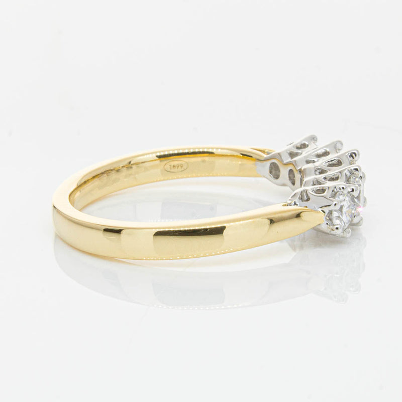 18ct Yellow Gold Diamond Monarch Ring-Ring-Walker & Hall