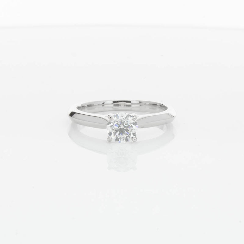 18ct White Gold .57ct Diamond Venetian Ring-Ring-Walker & Hall