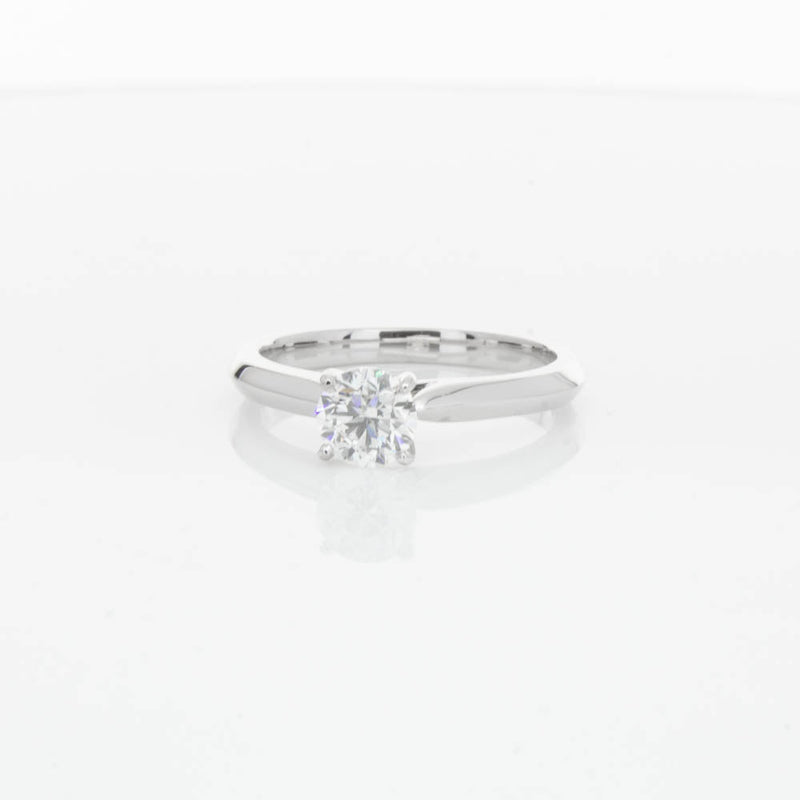 18ct White Gold .57ct Diamond Venetian Ring-Ring-Walker & Hall