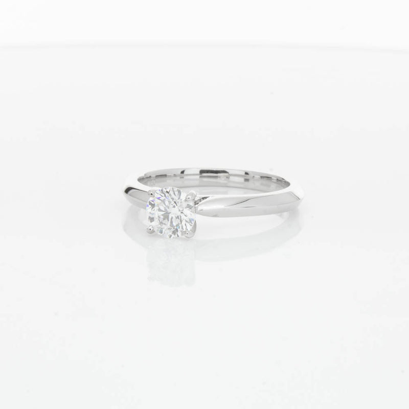 18ct White Gold .57ct Diamond Venetian Ring-Ring-Walker & Hall