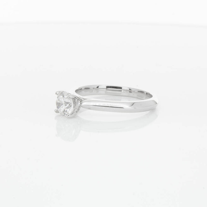 18ct White Gold .57ct Diamond Venetian Ring-Ring-Walker & Hall