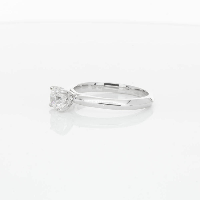 18ct White Gold .57ct Diamond Venetian Ring-Ring-Walker & Hall