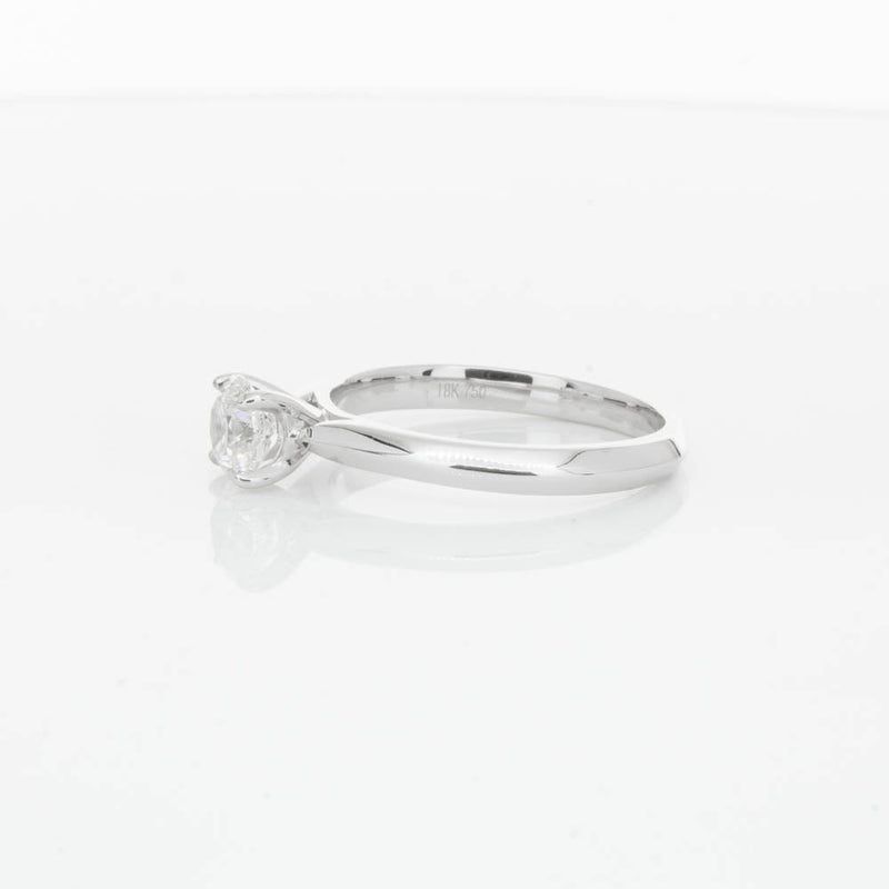 18ct White Gold .57ct Diamond Venetian Ring-Ring-Walker & Hall