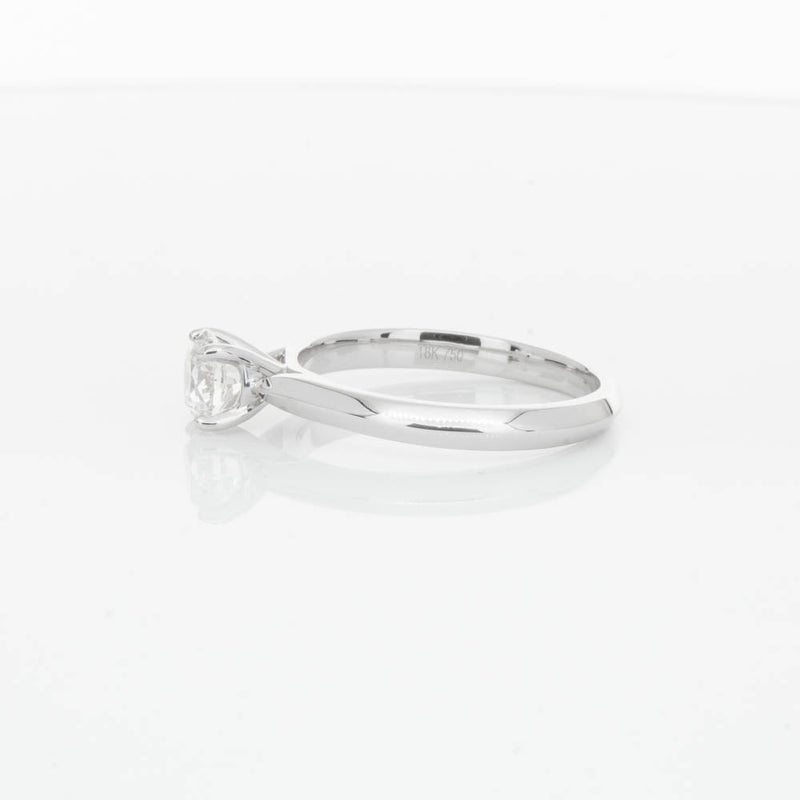 18ct White Gold .57ct Diamond Venetian Ring-Ring-Walker & Hall