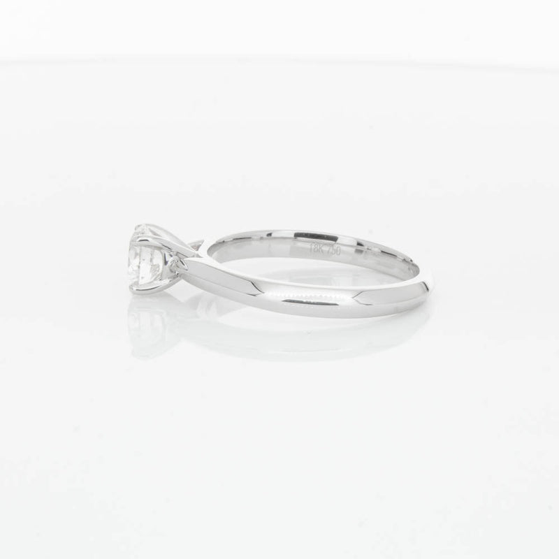 18ct White Gold .57ct Diamond Venetian Ring-Ring-Walker & Hall