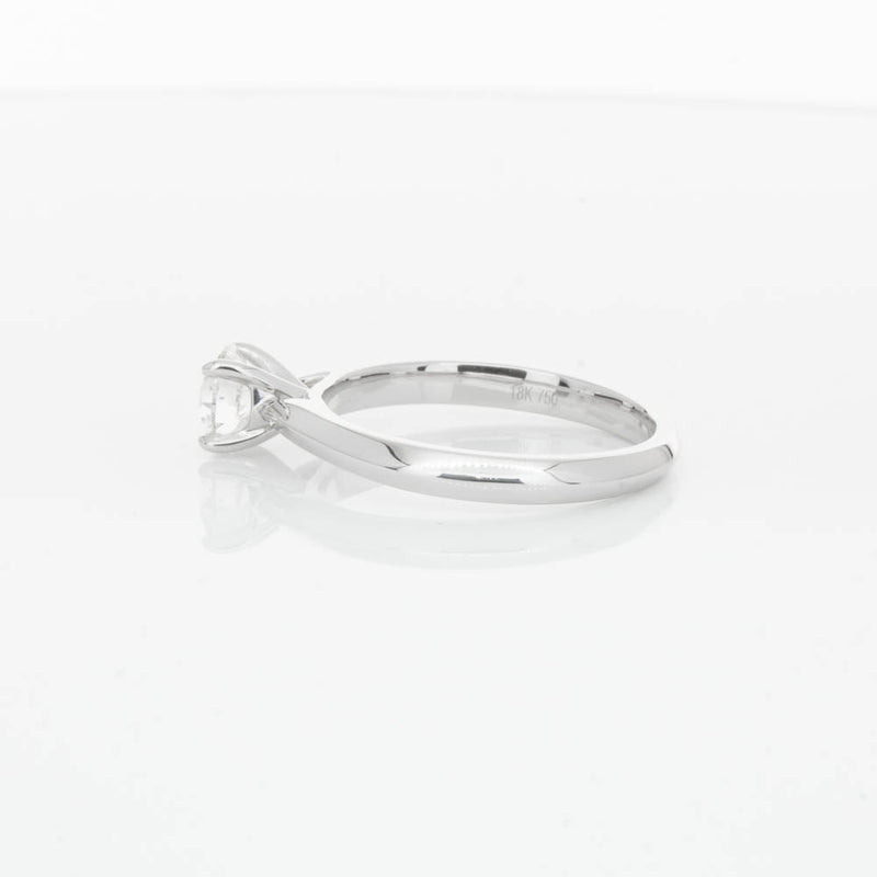 18ct White Gold .57ct Diamond Venetian Ring-Ring-Walker & Hall