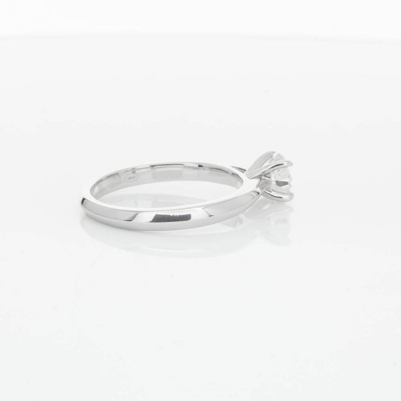 18ct White Gold .57ct Diamond Venetian Ring-Ring-Walker & Hall