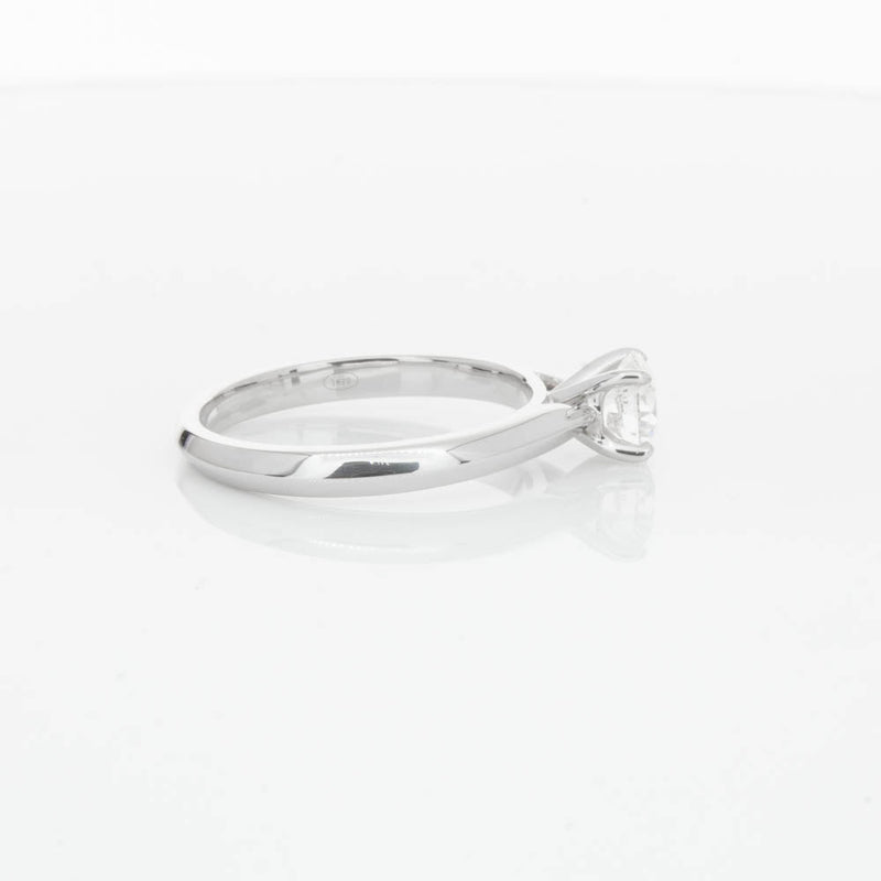 18ct White Gold .57ct Diamond Venetian Ring-Ring-Walker & Hall