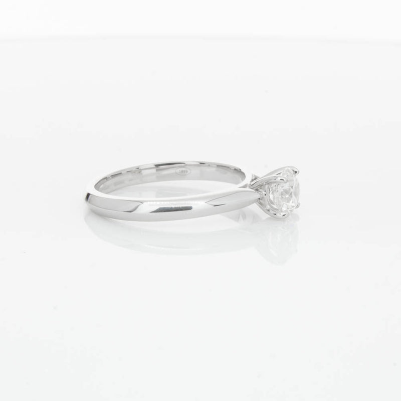 18ct White Gold .57ct Diamond Venetian Ring-Ring-Walker & Hall